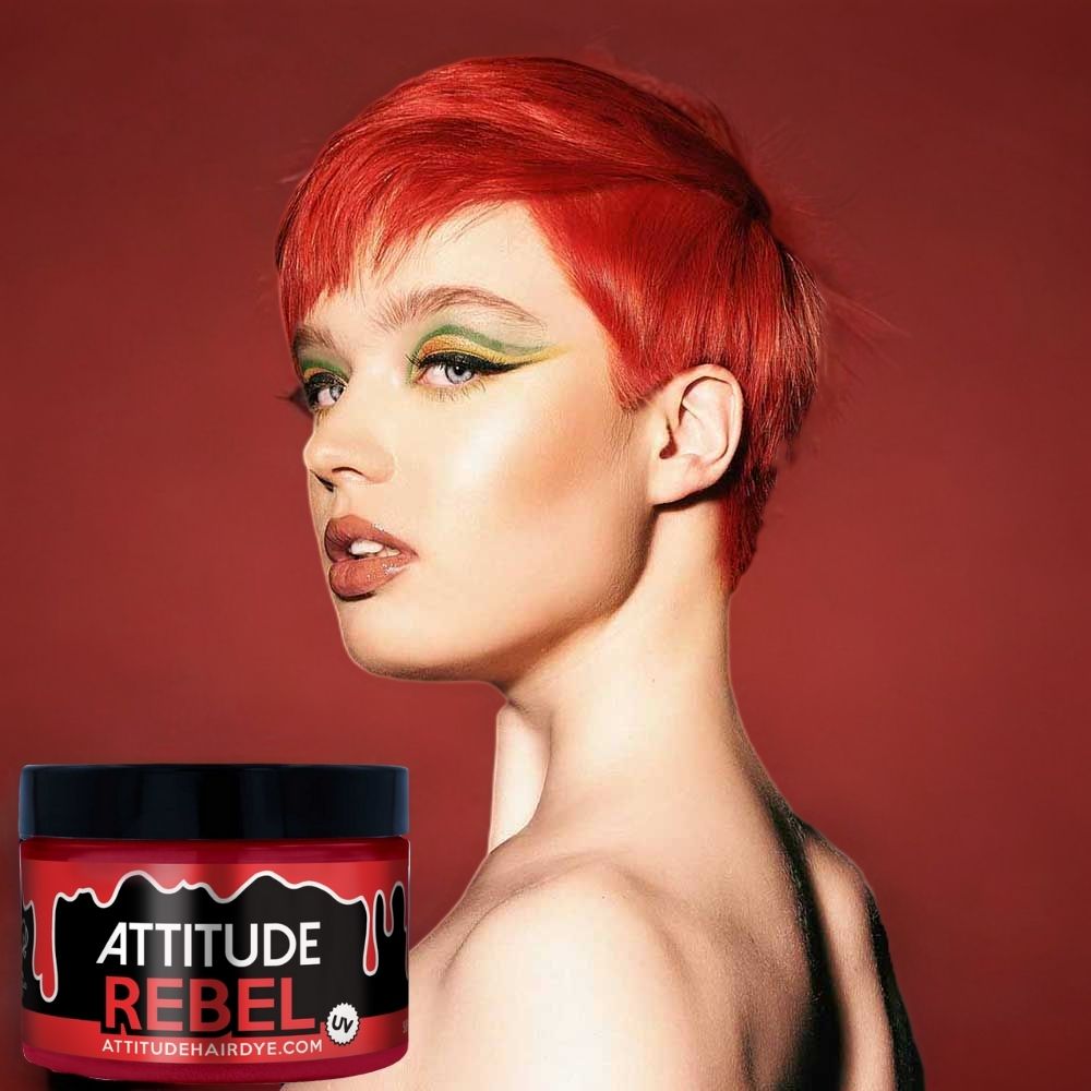 Attitude Hair Dye - Rebel UV Semi permanent hairdye - Red/Orange